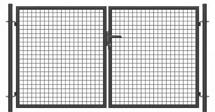 BRAMA ogrodzeniowa SX ECO - ogrodowa - 3,00 x 1,50 m - kolor ANTRACYT