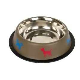chico-miska-metalowa-na-gumie-pieski-095l-brazowa