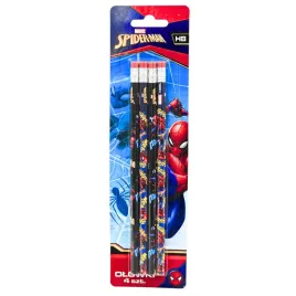 spiderman-olowek-hb-z-gumka-olowki-4szt