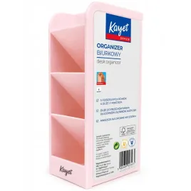 kayet-organizer-biurkowy-pionowy-rozowy-pastelowy