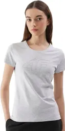 damska-koszulka-t-shirt-4f-f1163-szary-s