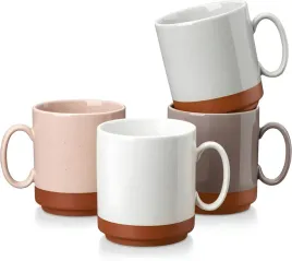 kubki-do-latte-350-ml-4-szt-biale-brazowy-wzor-do-kawy