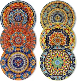 talerze-obiadowe-6-szt-25-cm-ceramiczne-boho-kolorowe-do-zmywarki