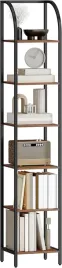 regal-na-ksiazki-slupek-1825-cm-waski-6-polek-polka-stojaca-organizer-loft