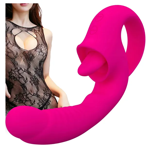 WIBRATOR DAMSKI 20 FUNKCJI LIZANIE INTENSYWNA STYMULACJA MASAŻER ORGAZM