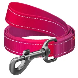 collar-waudog-nylon-mono-smycz-nylonowa-odblaskowa-s-15mm-200cm-rozowa