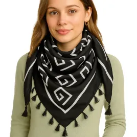 chusta-damska-apaszka-geometric-grace-black