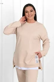bezowy-komplet-dresowy-z-suwakiem-i-biala-wstawka-xxl-5ia-xxl-5ia