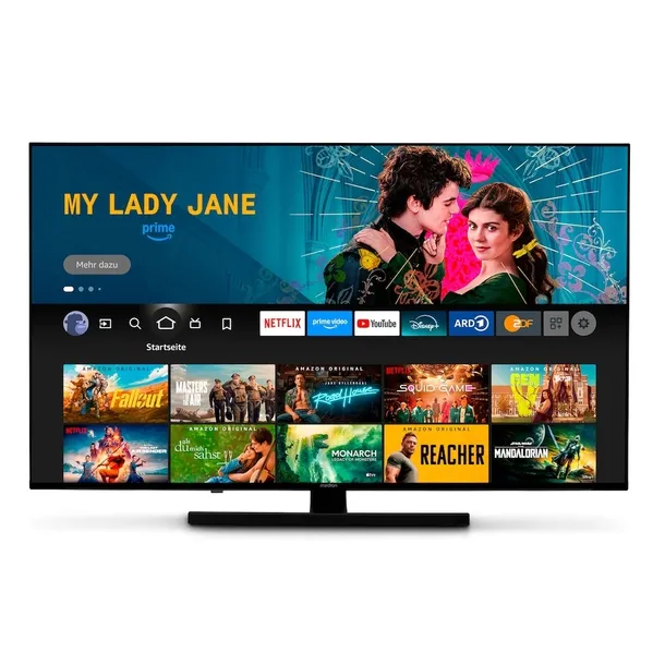 TELEWIZOR LED 65'' QLED 4K HDR SMART TV NETFLIX FIRE TV MENU PL YOUTUBE