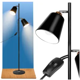 lampa-stojaca-podlogowa-145cm-2x-e27-czarna-nowoczesna-regulowana-czytania