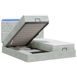 lozko-z-pojemnikiem-i-materacem-led-jasnoszary-200-x-200-cm