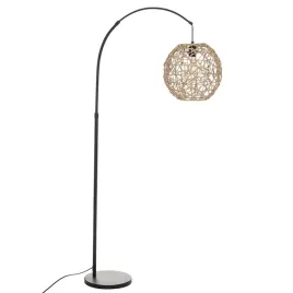 lampa-podlogowa-raahe-czarna-naturalna-pleciony-abazur-boho