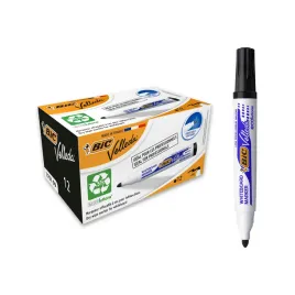 marker-suchoscieralny-bic-velleda-1701-czarny-11-sztuk-w-zestawie