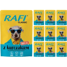 mokra-karma-dla-psa-rafi-classic-z-kurczakiem-w-saszetkach-10-x-400-g