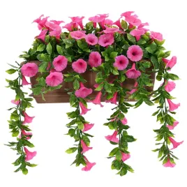 sztuczne-kwiaty-purpurowy-czerwony-55-x-20-x-55-cm-pe-i-stal