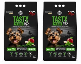 biofeed-tasty-dog-life-junior-small-lamb-jagniecina-2x8kg