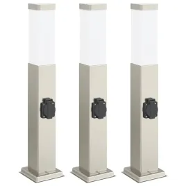 slupki-oswietleniowe-z-wyjsciem-3-szt-50-cm-stal-nierdzewna-ip44