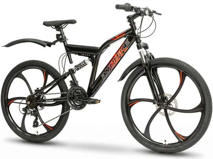 Rower Górski 26" MTB IWOBIKE Męski Damski Shimano Felgi Full Amortyzacja