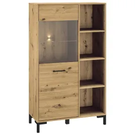 witryna-dab-artisan-czarna-1-drzwiowa-przeszklona-90-cm-do-salonu-norevia
