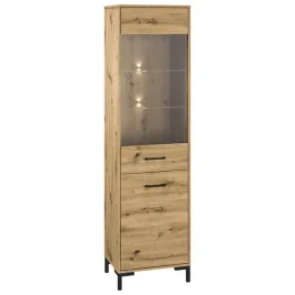 witryna-dab-artisan-czarna-2-drzwiowa-przeszklona-54-cm-do-salonu-norevia