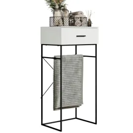 konsolka-z-szuflada-bialy-mat-czarny-60-cm-do-przedpokoju-salonu-nordica