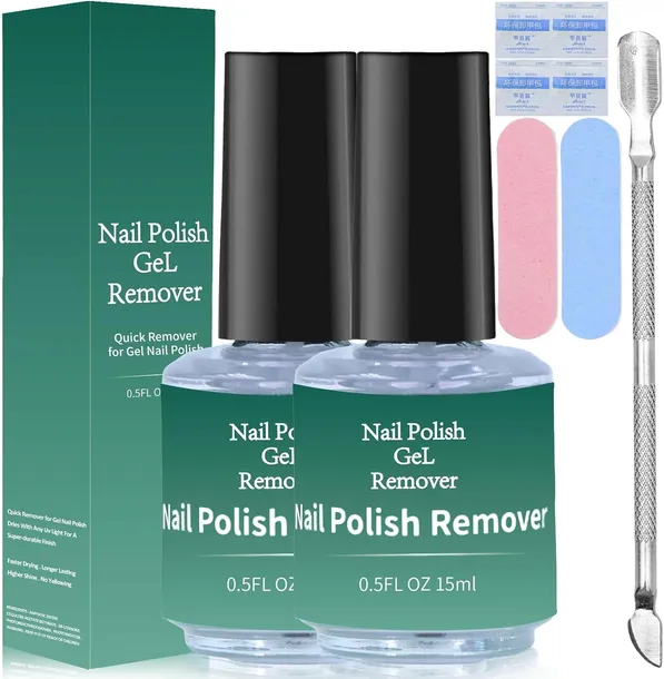 Profesjonalny preparat do usuwania hybryd i żelu 2 sztuki