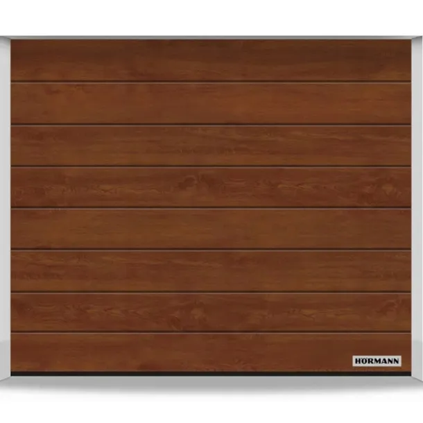 Brama Garażowa Segmentowa Hormann RenoMatic 2500 x 2250 Orzech Dark Oak