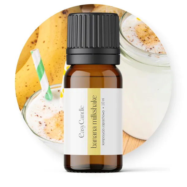 Olejek zapach do świec wosku Banana Milkshake 10 ml