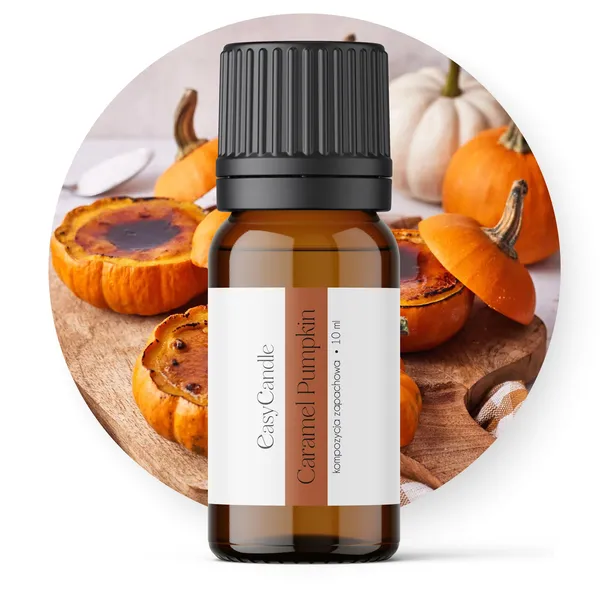 Olejek zapachowy do świec kompozycja EasyFragrances Caramel Pumpkin 10 ml
