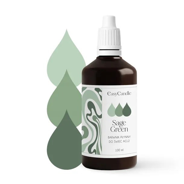 Barwnik płynny do świec ACL2 UFIGREEN Sage Green Zielony Szałwiowy 100 ml