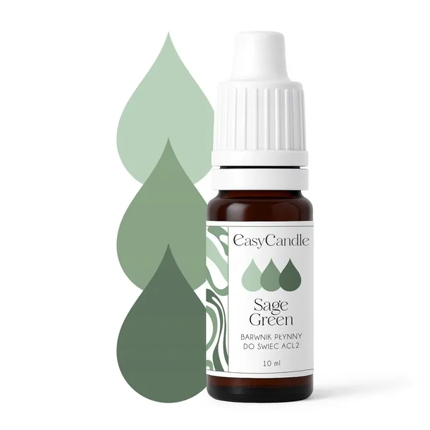 Barwnik płynny do świec ACL2 UFIGREEN Sage Green Zielony Szałwiowy 10 ml