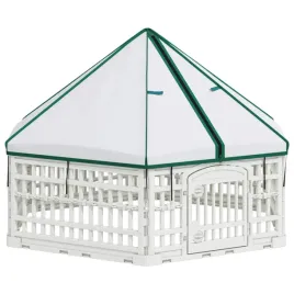 6-panelowy-wybieg-dla-psa-122-x-1065-x-82-cm-bialy-skladany