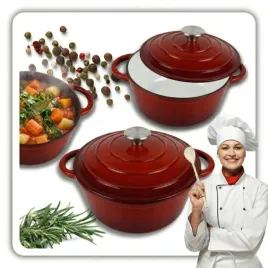 garnek-zeliwny-3l-emaliowany-pokrywka-czerwony-gaz-indukcja-piekarnik-22-cm