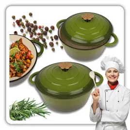 garnek-zeliwny-5l-emaliowany-pokrywka-oliwkowy-gaz-indukcja-piekarnik-26-cm