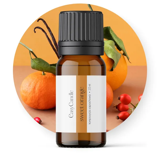 Zapach do świec olejek zapachowy Sweet Orange 10 ml