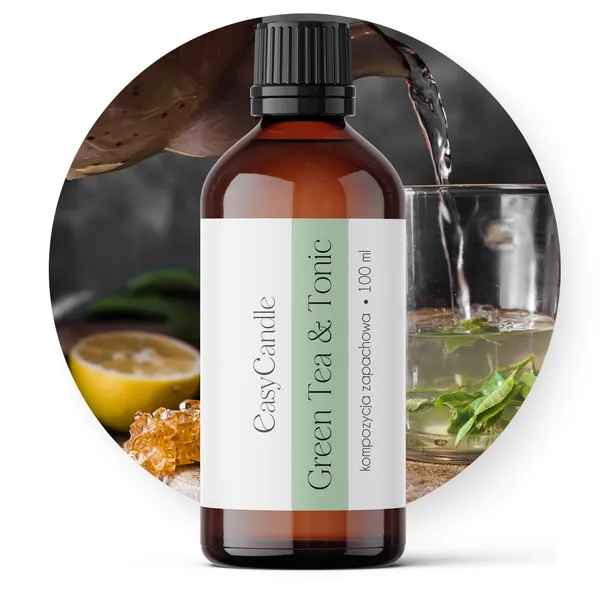 Olejek zapachowy do świec Green Tea Tonic 100ml