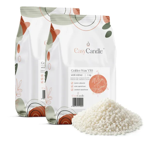 Wosk Sojowy Naturalny Do Świec EasyCandle 2 kg