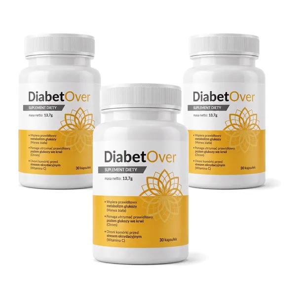 3x DiabetOver [3x30 SZT]+ DARMOWY GRATIS