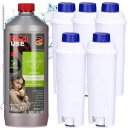 5x-filtr-do-delonghi-dinamica-i-odkamieniacz-1000ml-zestaw-do-pielegnacji