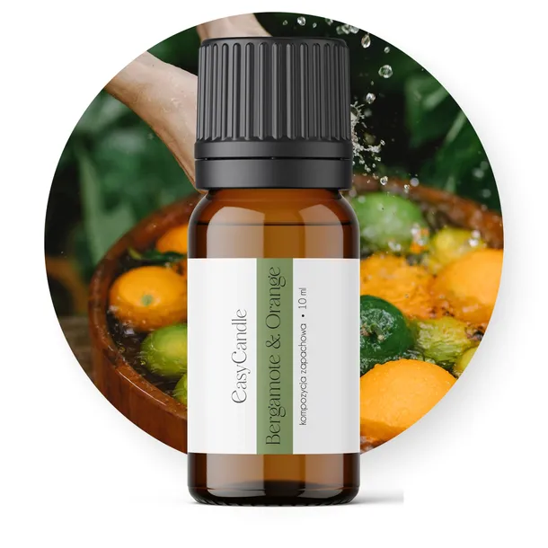 Olejek zapachowy do świec wosku mydła bazy mydlanej Bergamot Orange 10 ml