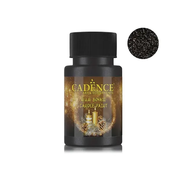 Farba farbka do malowania świec mydeł BLACK czarna 50 ml