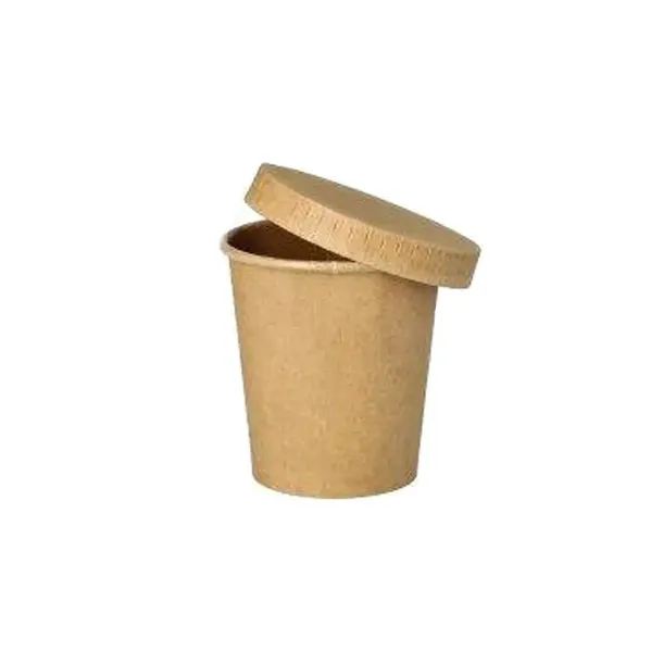 Pojemnik kubeczek kubek papierowy kraft na woski zapachowe 120 ml - 50 szt.