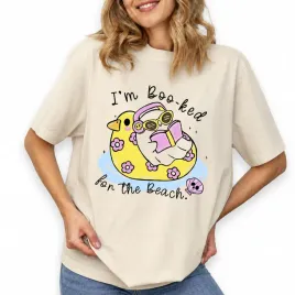 koszulka-t-shirt-damski-migdalowy-styl-prezent-i-m-booked-for-the-beach-m