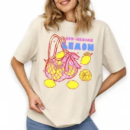 koszulka-t-shirt-damski-migdalowy-letnia-stylowa-prezent-bow-hemian-lemon-m