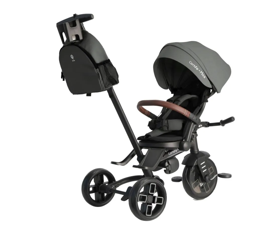 qplay-rowerek-trojkolowy-comfo-max-grey-stan-nowy
