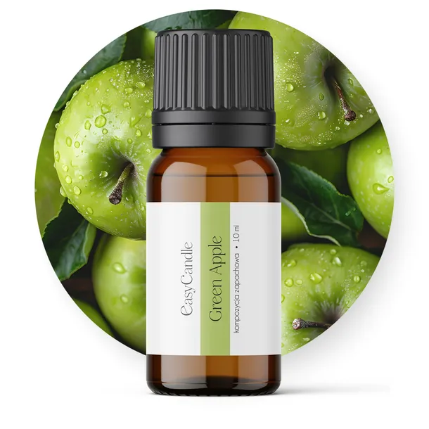Olejek zapachowy do świec wosku mydła bazy mydlanej Green Apple 10 ml