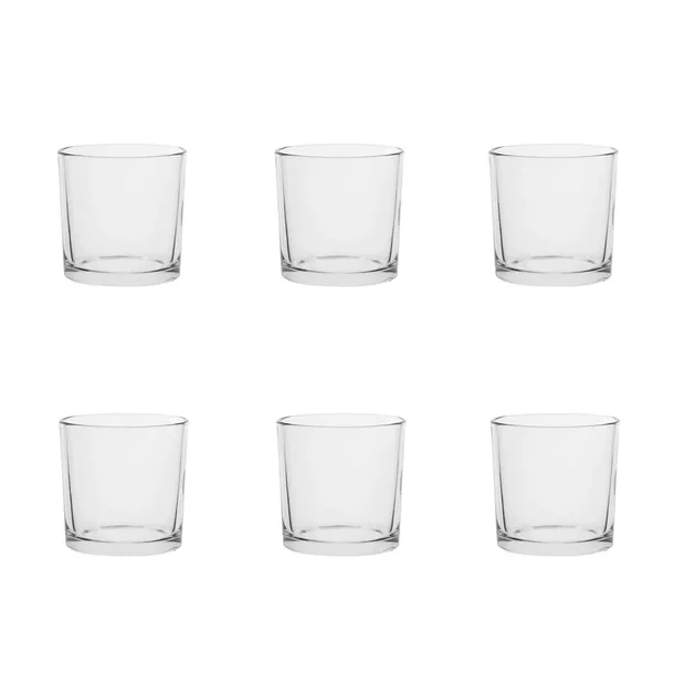 Pojemnik szklany do zalewu świec szklanka 230 ml bezbarwny 6 szt.