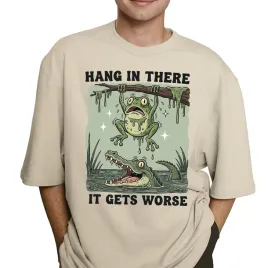 koszulka-t-shirt-meski-migdalowy-prezent-hang-in-there-it-gets-worse-m