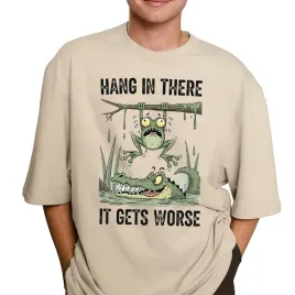 koszulka-t-shirt-meski-migdalowy-prezent-hang-in-there-it-gets-worse-m