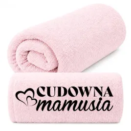 recznik-kapielowy-50x100-z-haftem-prezent-dla-mamy-cudowna-mamusia-roz